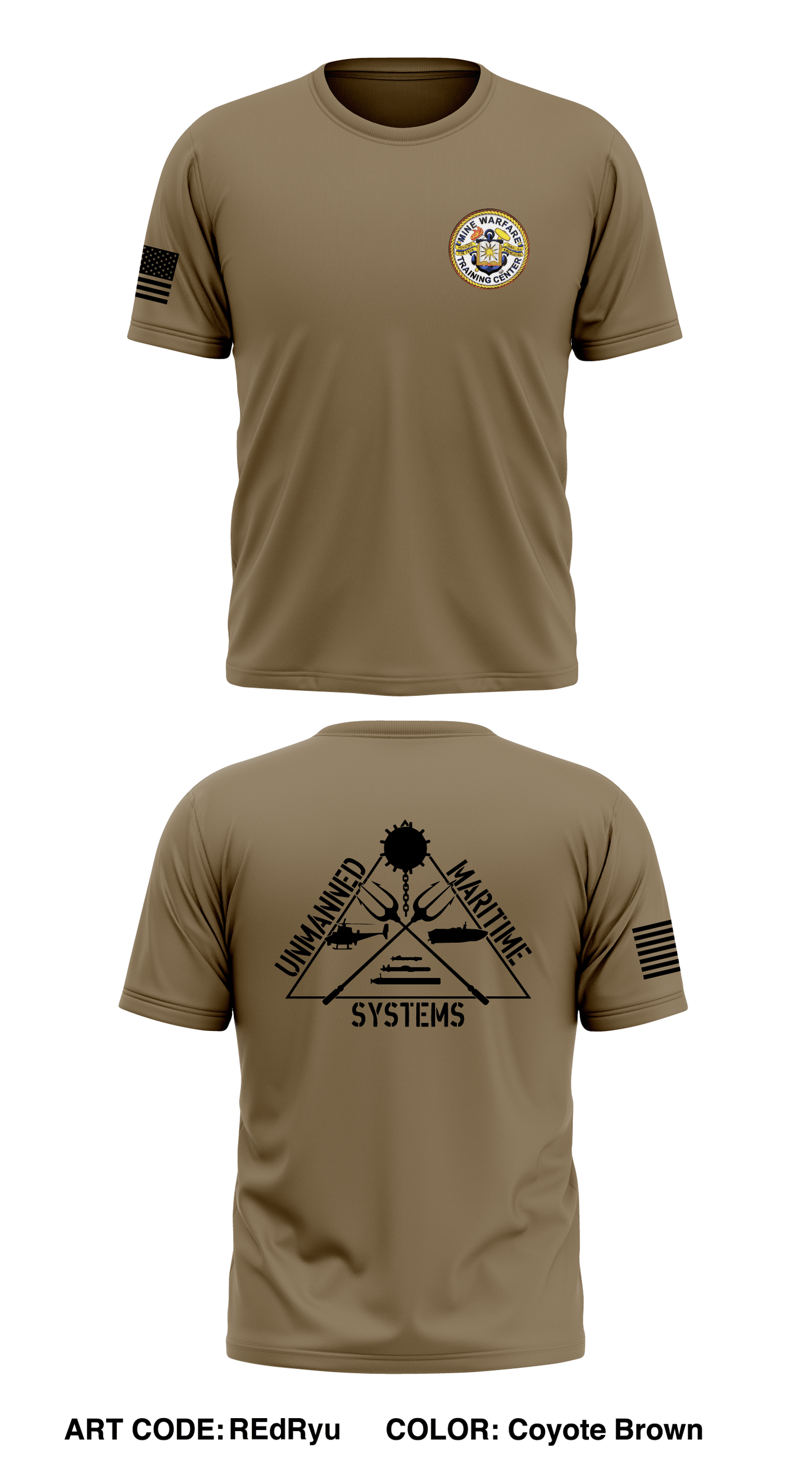 Mine Warfare Training Center Store 1 Core Men's SS Performance Tee - REdRyu