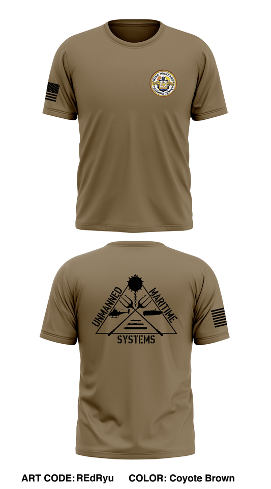Mine Warfare Training Center Store 1 Core Men's SS Performance Tee - REdRyu
