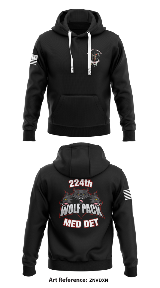 224th Preventive Medicine Det Store 1  Core Men's Hooded Performance Sweatshirt - zNVdXN