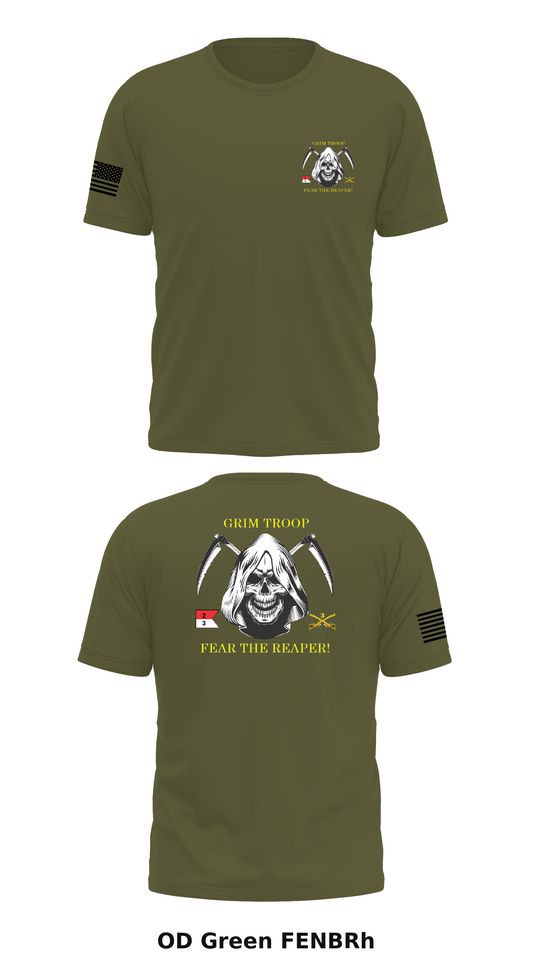 Grim Troop, 2/3d Cavalry Regiment Store 1 Core Men's SS Performance Tee - FENBRh