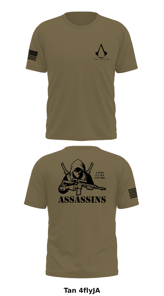 A BTRY 3-2 ADA 31ST BDE Store 1 Core Men's SS Performance Tee - 4flyJA