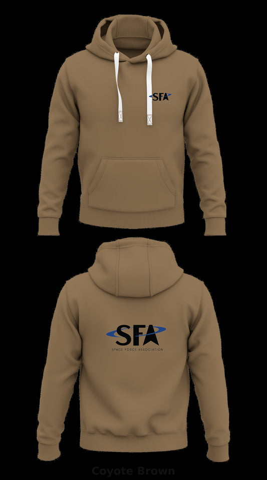Space Force Association Store 1  Core Men's Hooded Performance Sweatshirt - 49005077516