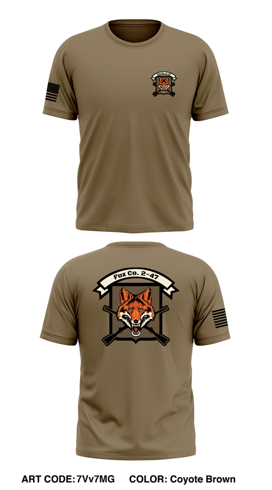 Fox Co. 2-47 Store 1 Core Men's SS Performance Tee - 7Vv7MG