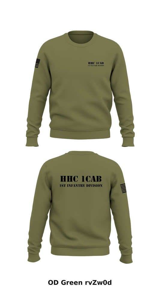 HHC 1CAB Store 1 Core Men's Crewneck Performance Sweatshirt - rvZw0d