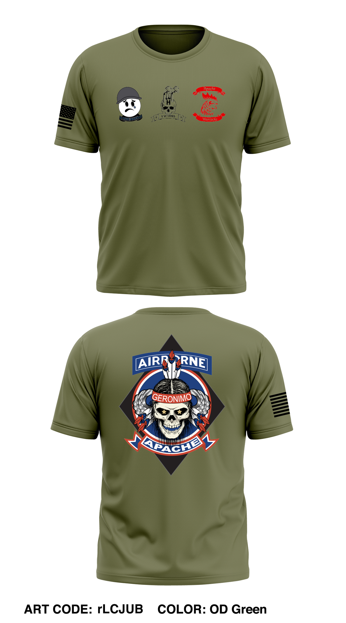 A Co, 1-501st, 4/25 Store 1 Core Men's SS Performance Tee - rLCJUB