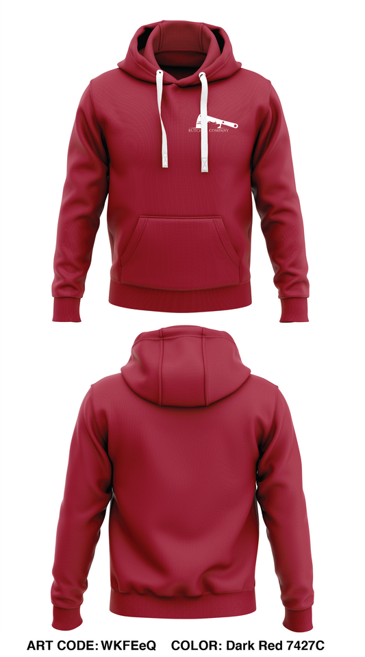 Butcher Co, 1-77 AR - Civvy  Core Men's Hooded Performance Sweatshirt - WKFEeQ