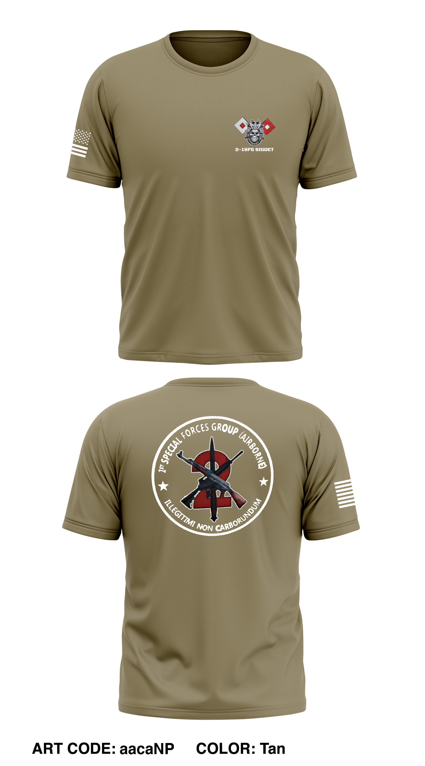 2-1 SIGDET Store 1 Core Men's SS Performance Tee - aacaNP