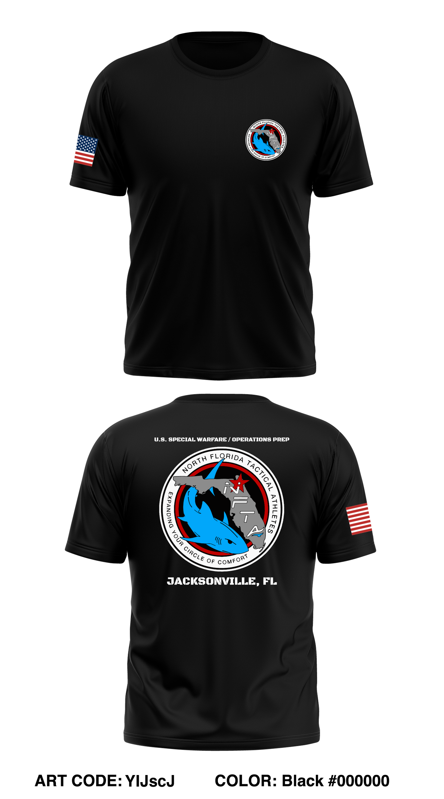 North Florida Tactical Athletes Store 1 Core Men's SS Performance Tee - YIJscJ