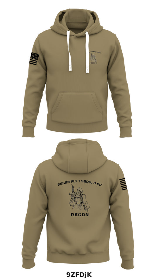 Recon Plt 1 Sqdn, 3 CR Store 1  Core Men's Hooded Performance Sweatshirt - 9ZFDjK