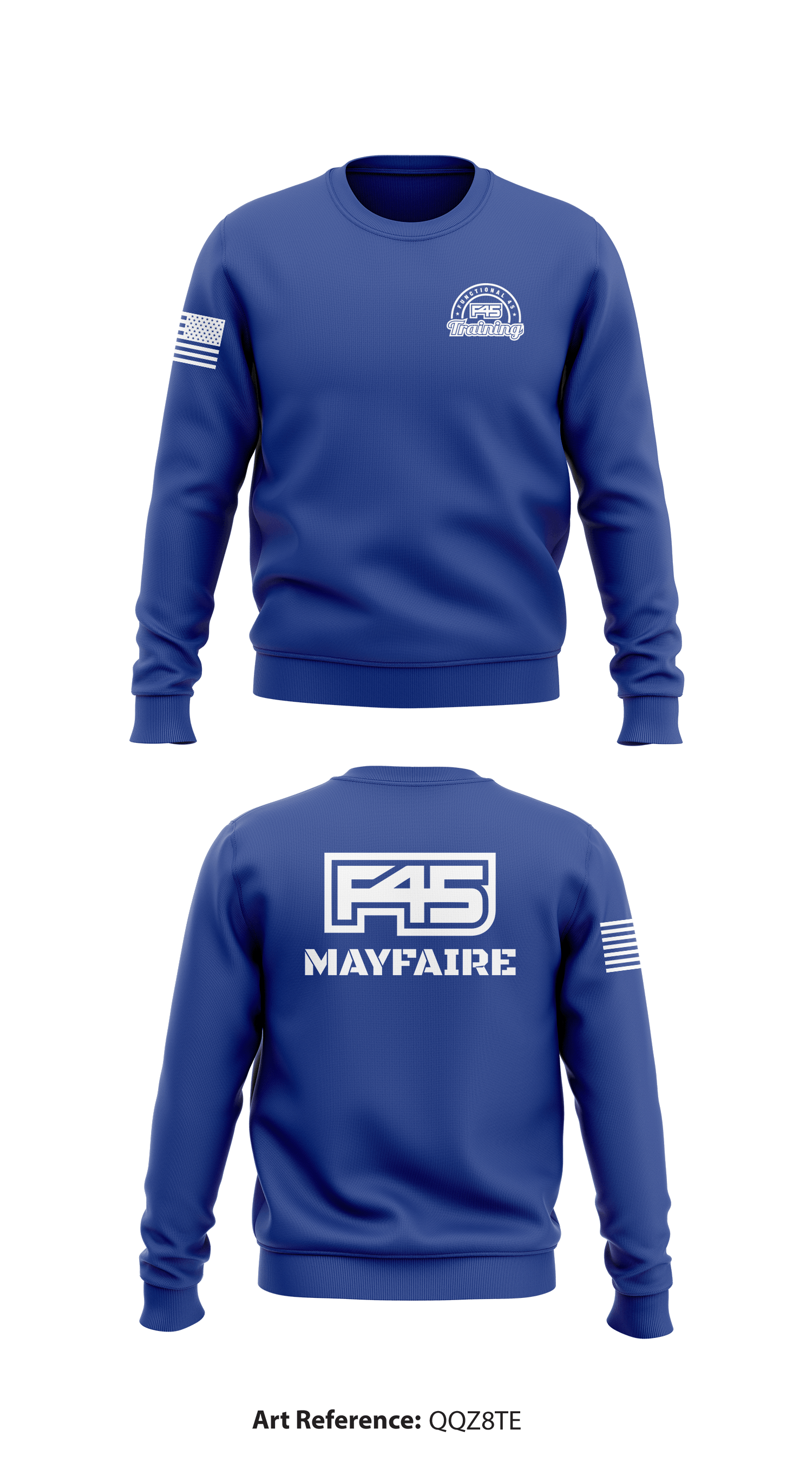 F45 Training Mayfaire Store 1 Core Men s Crewneck Performance Sweatshirt Qqz8Te