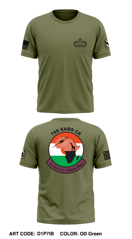 768th EABS CE Store 1 Core Men's SS Performance Tee - D1P7tB