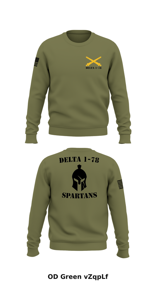 Delta 1-78 Store 1 Core Men's Crewneck Performance Sweatshirt - vZqpLf