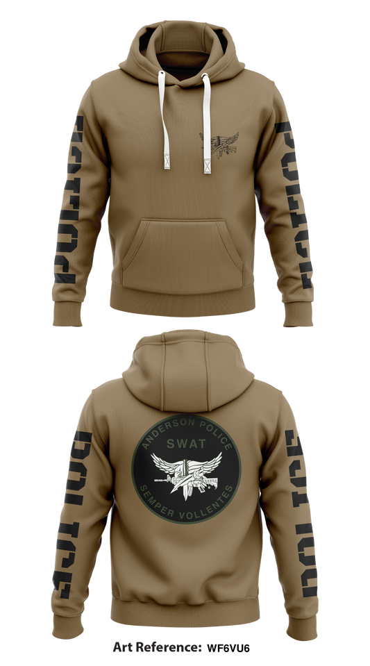 Anderson City SWAT Store 1  Core Men's Hooded Performance Sweatshirt - wF6vU6