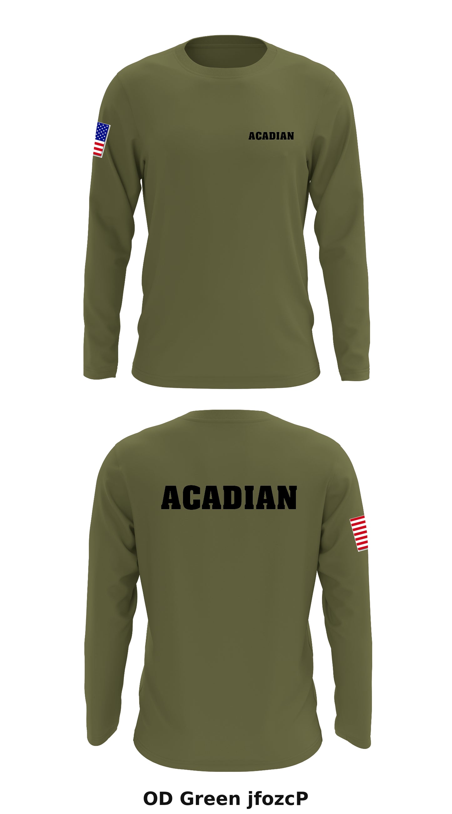 Acadian Store 1 Core Men's LS Performance Tee - jfozcP