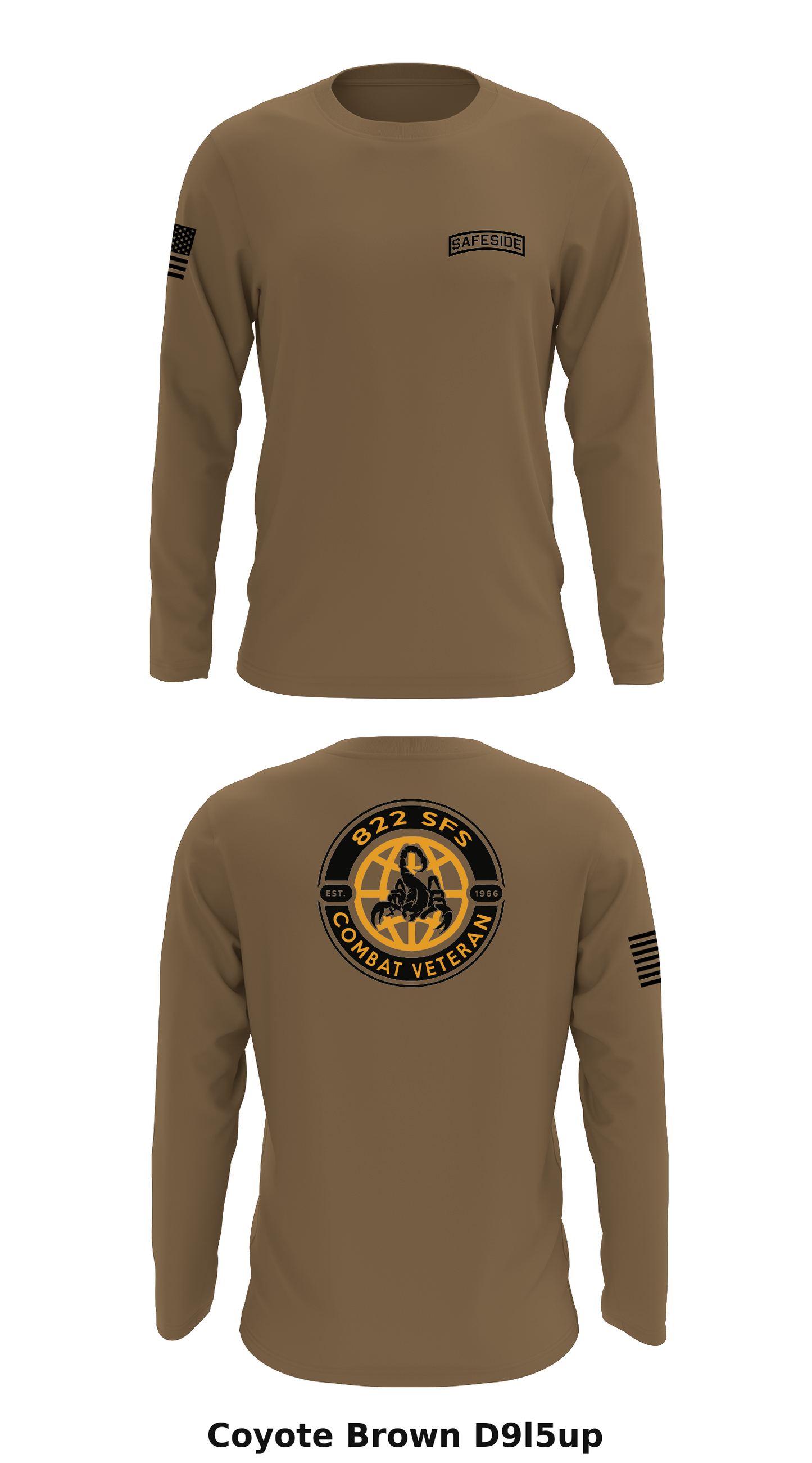 SAFESIDE Core Men's LS Performance Tee - D9l5up