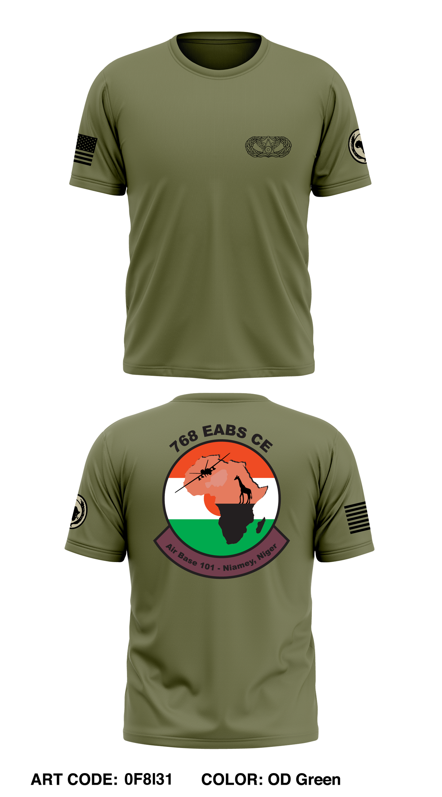 768th EABS CE Store 1 Core Men's SS Performance Tee - 0F8l31