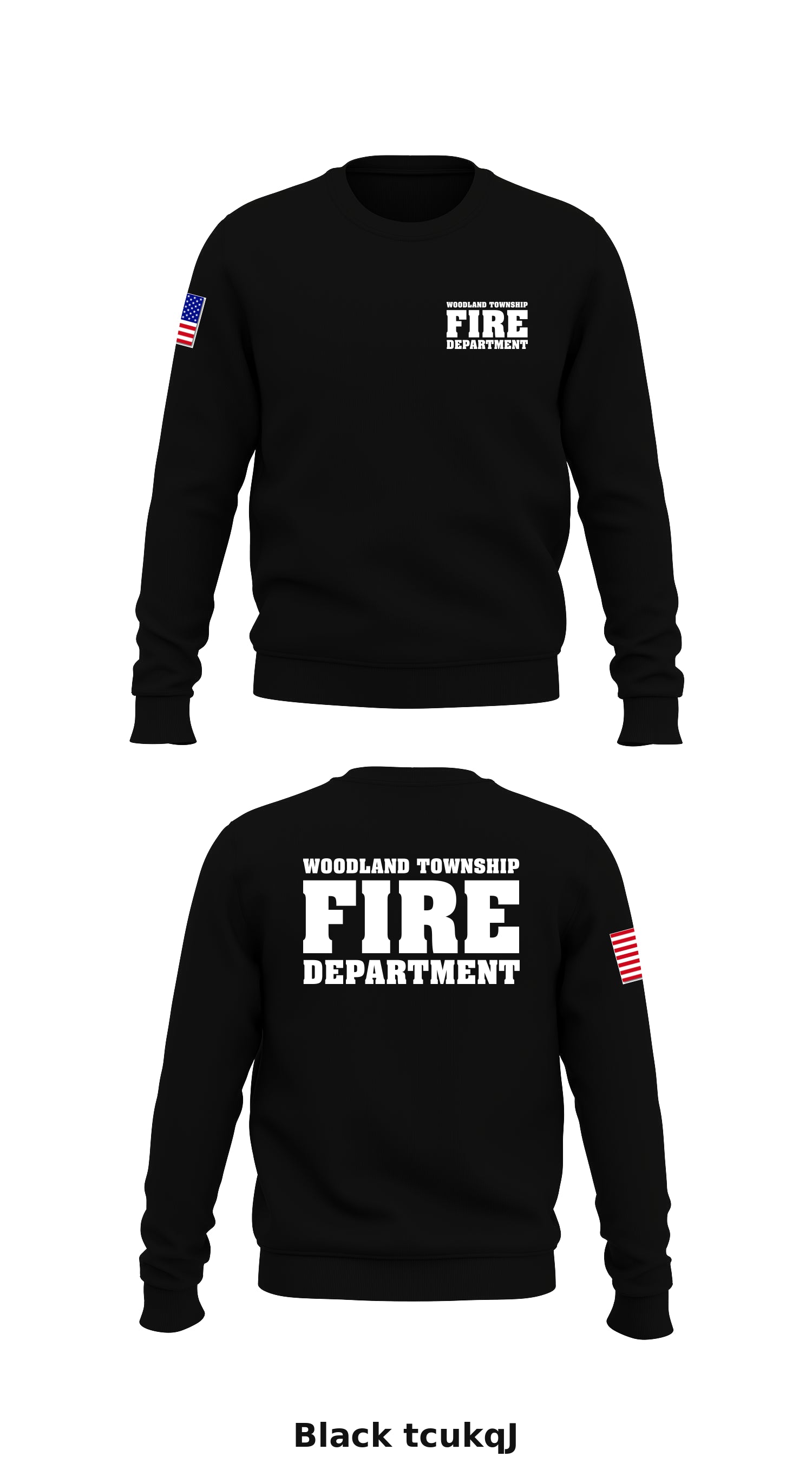 Woodland Township Fire Department Store 1 Core Men's Crewneck Performance  Sweatshirt - tcukqJ