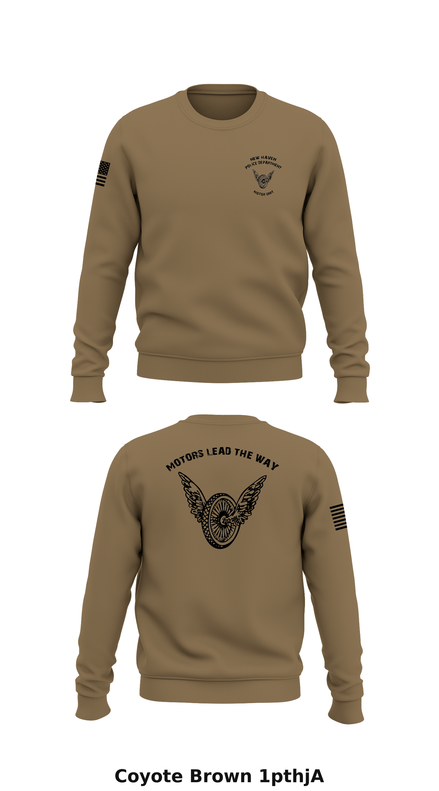 New Haven Police Motor Unit Store 1 Core Men's Crewneck Performance Sweatshirt - 1pthjA