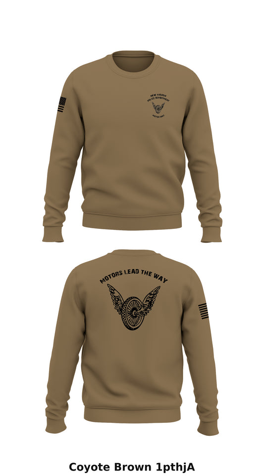 New Haven Police Motor Unit Store 1 Core Men's Crewneck Performance Sweatshirt - 1pthjA