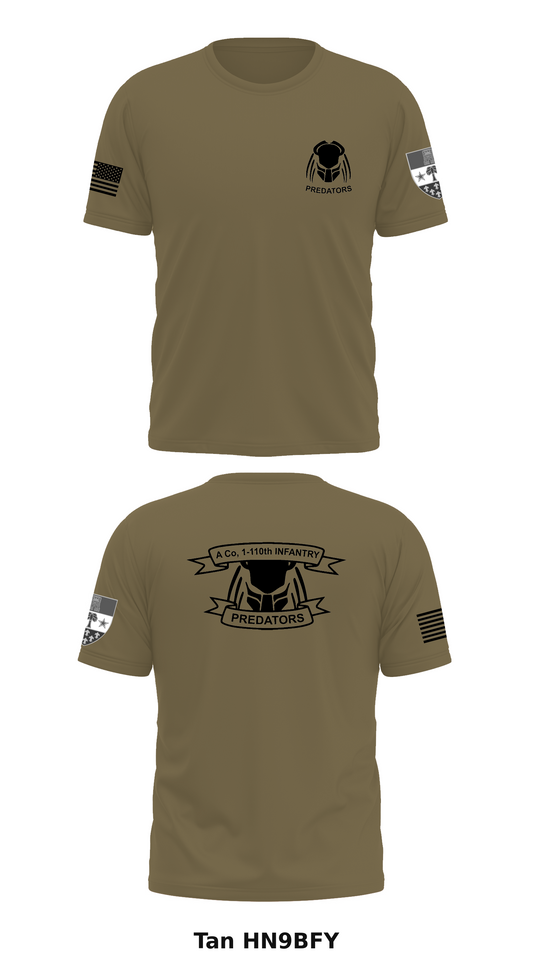 A Co, 1 BN, 110th Store 1 Core Men's SS Performance Tee - HN9BFY