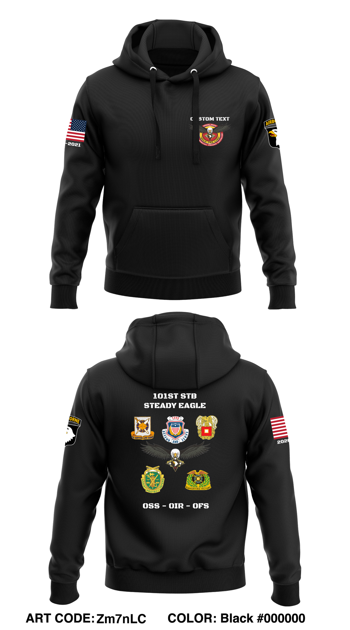 11ST SPECIAL TROOPS BATTALION STORE 2  Core Men's Hooded Performance Sweatshirt - Zm7nLC