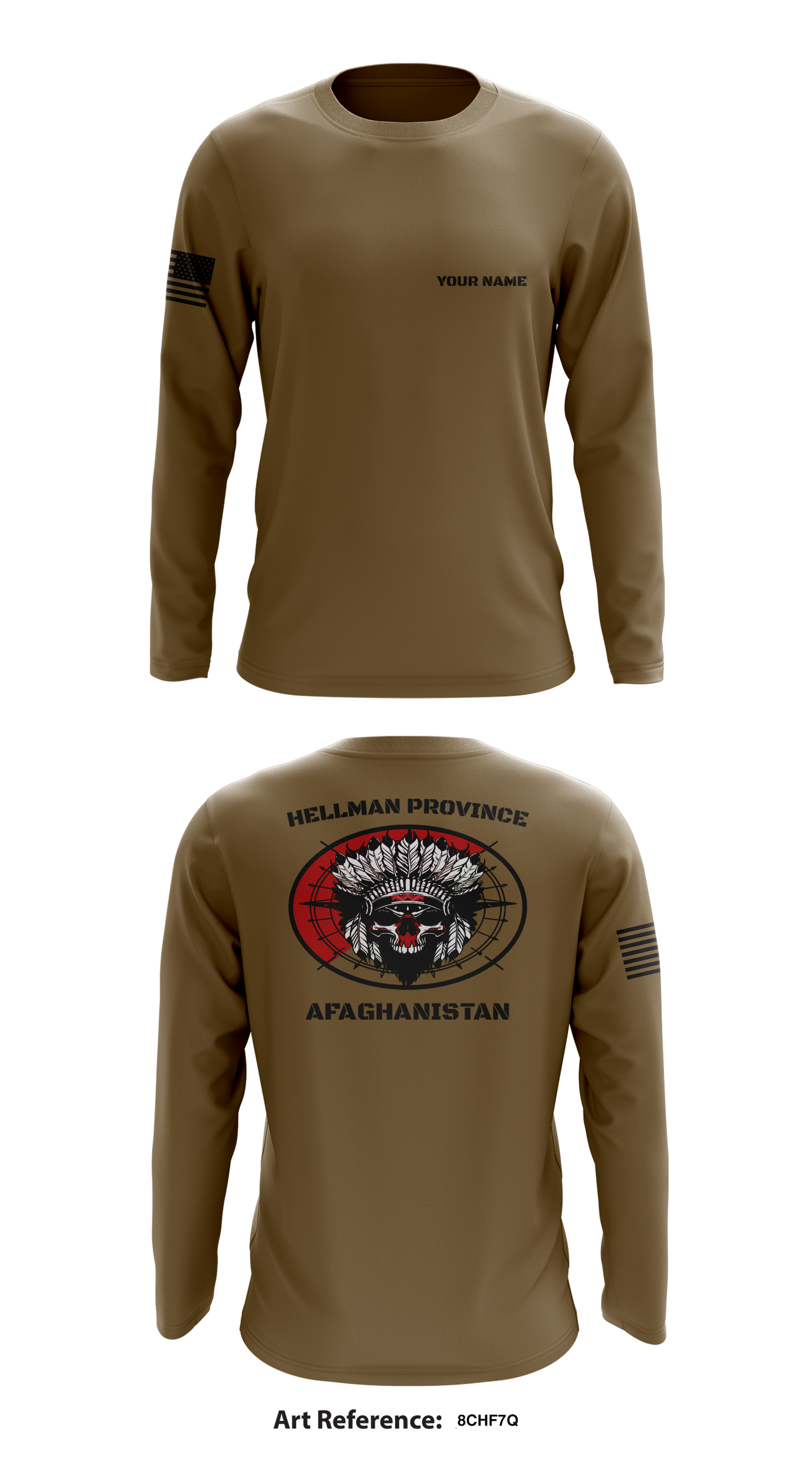 3-71 cav  Store 1 Core Men's LS Performance Tee - 8ChF7q