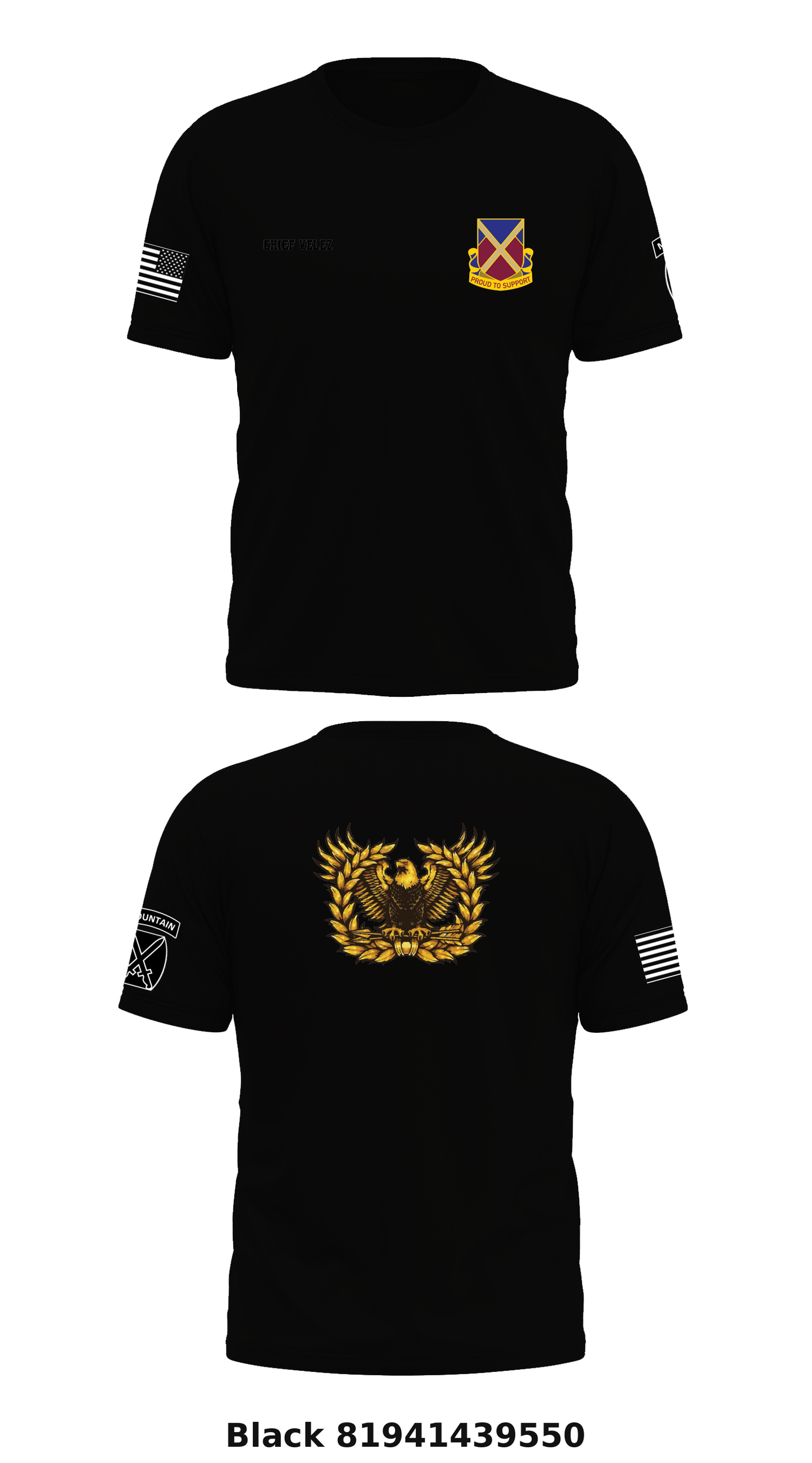 10th BSB Store 1 Core Men's SS Performance Tee - 81941439550