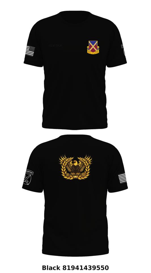 10th BSB Store 1 Core Men's SS Performance Tee - 81941439550