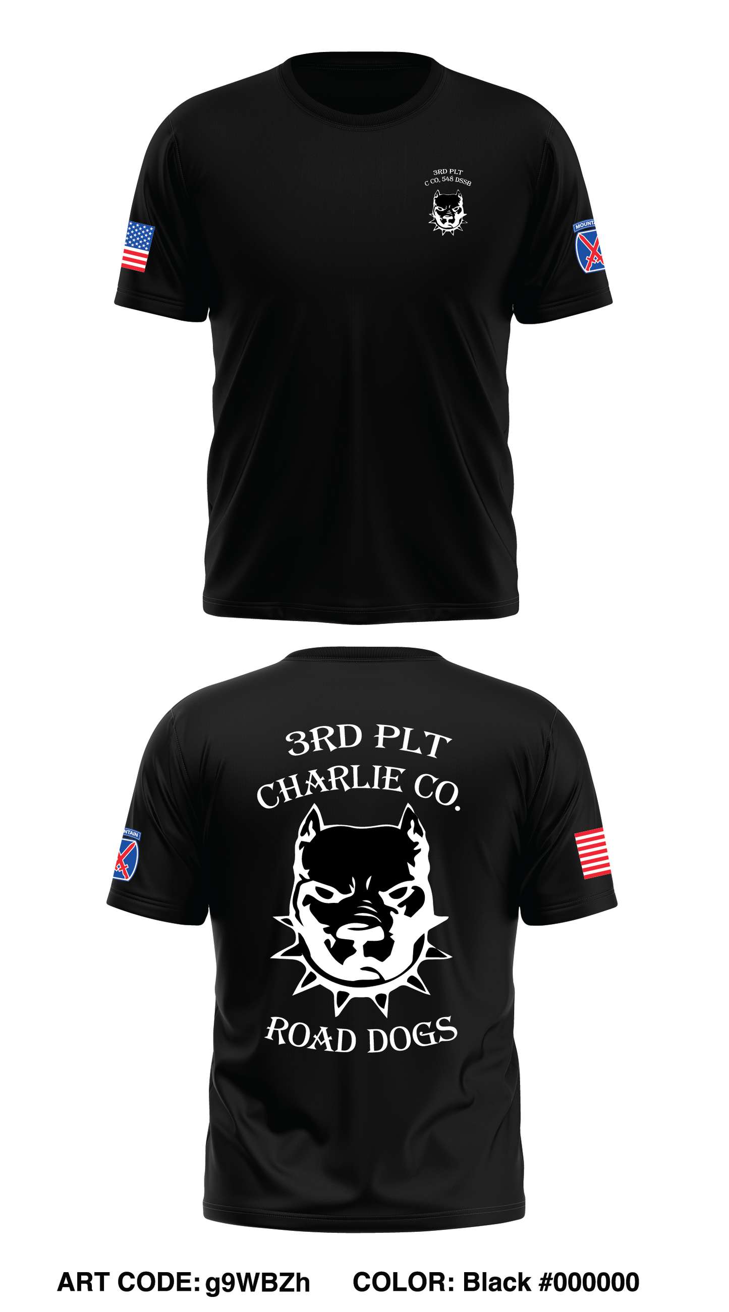 3rd PLT, C Co, 548 DSSB Store 1 Core Men's SS Performance Tee - g9WBZh