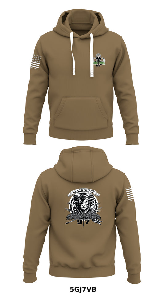 B/97th Civil Affairs Battalion Store 1  Core Men's Hooded Performance Sweatshirt - 5Gj7VB