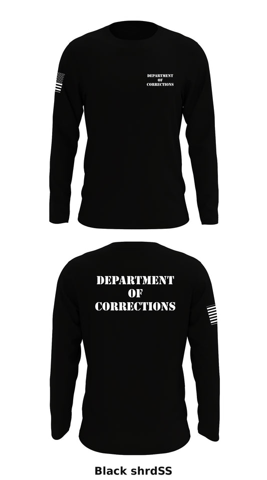 Department of Corrections Store 1 Core Men's LS Performance Tee - shrdSS