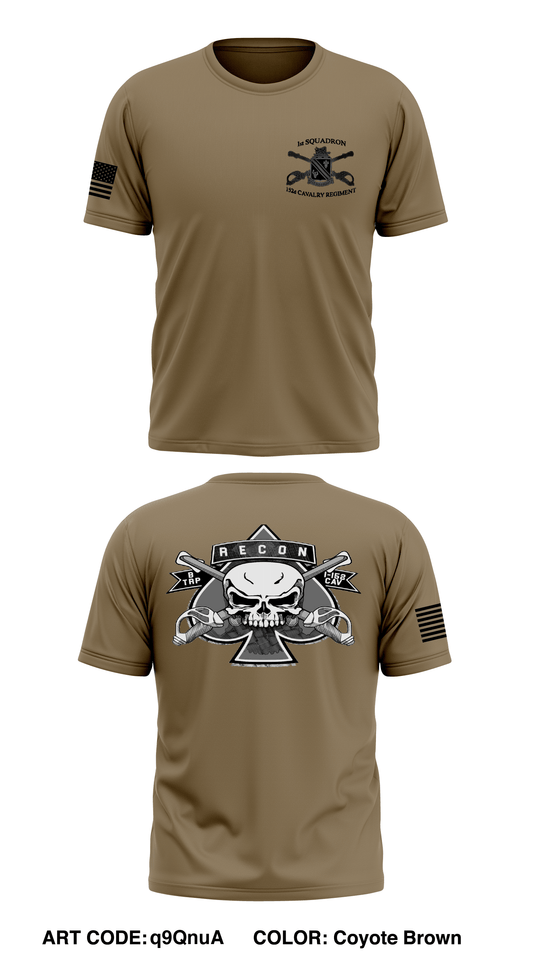 B-troop 1-152 cav Store 1 Core Men's SS Performance Tee - q9QnuA