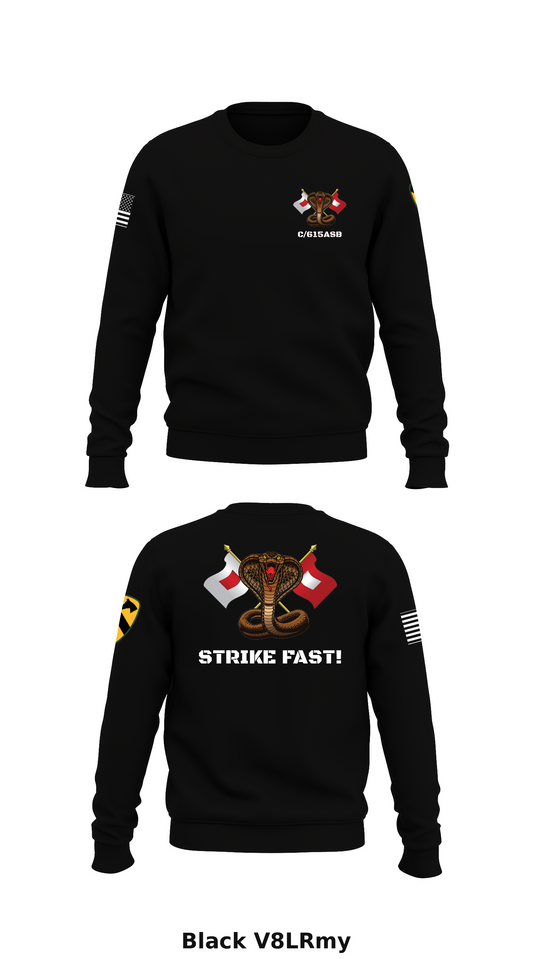 Charlie Co/615 ASB Store 1 Core Men's Crewneck Performance Sweatshirt - V8LRmy