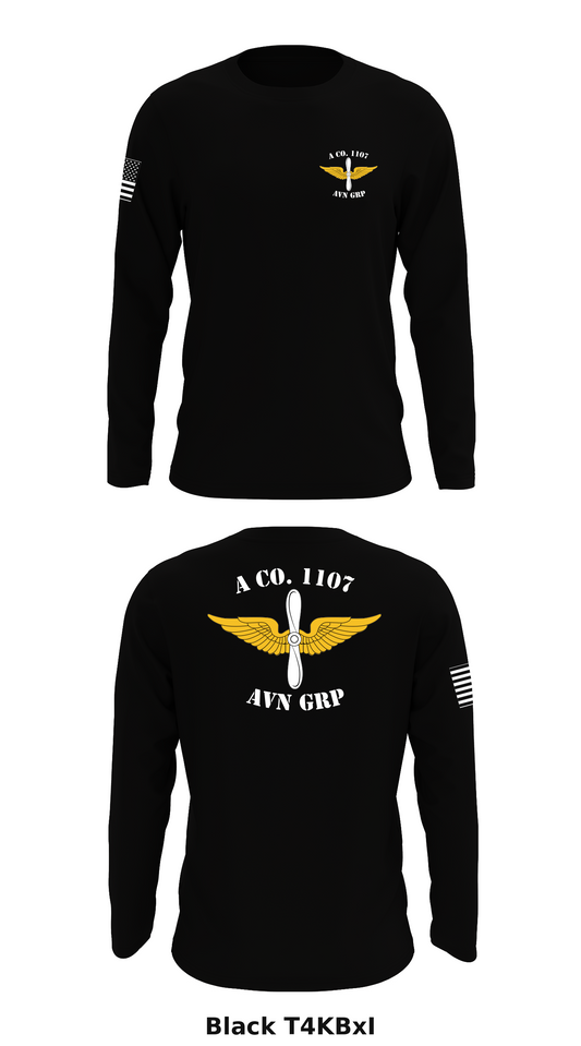 A Co. 1107 AVN GRP Store 1 Core Men's LS Performance Tee - T4KBxI