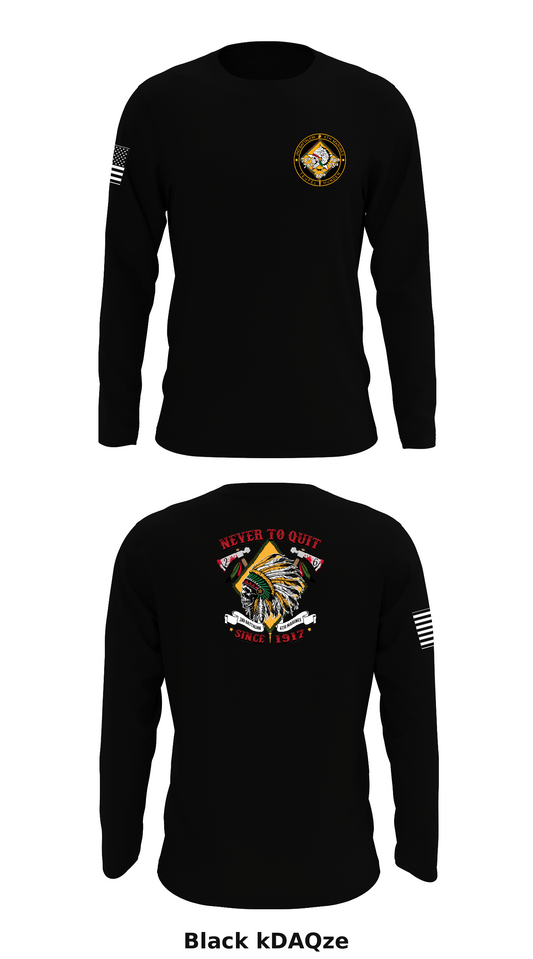 2nd MAR 6th DIV, Echo Co Store 1 Core Men's LS Performance Tee - kDAQze