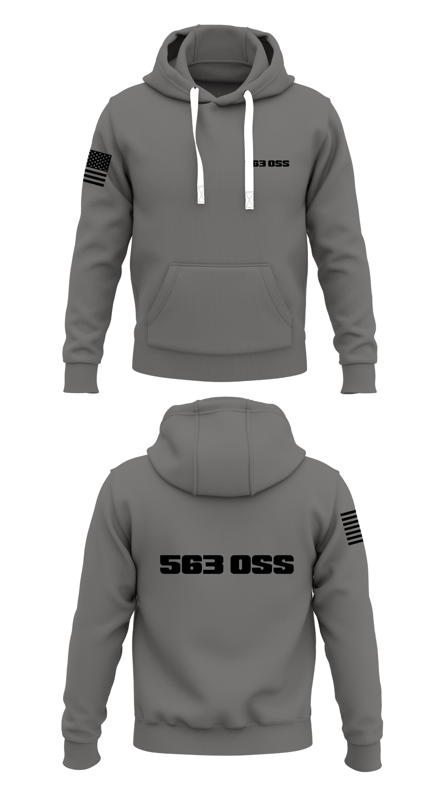 563 OSS Store 1  Core Men's Hooded Performance Sweatshirt - 32189127622