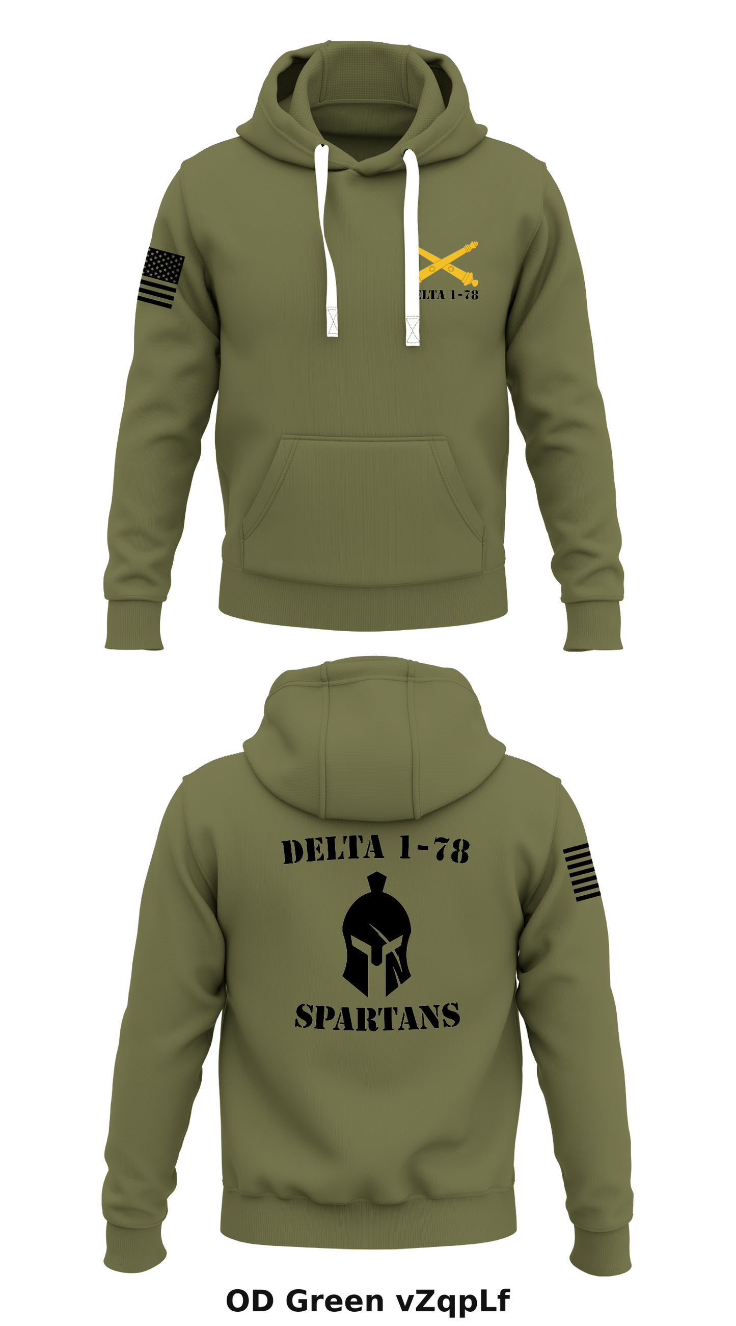Delta 1-78 Store 1  Core Men's Hooded Performance Sweatshirt - vZqpLf