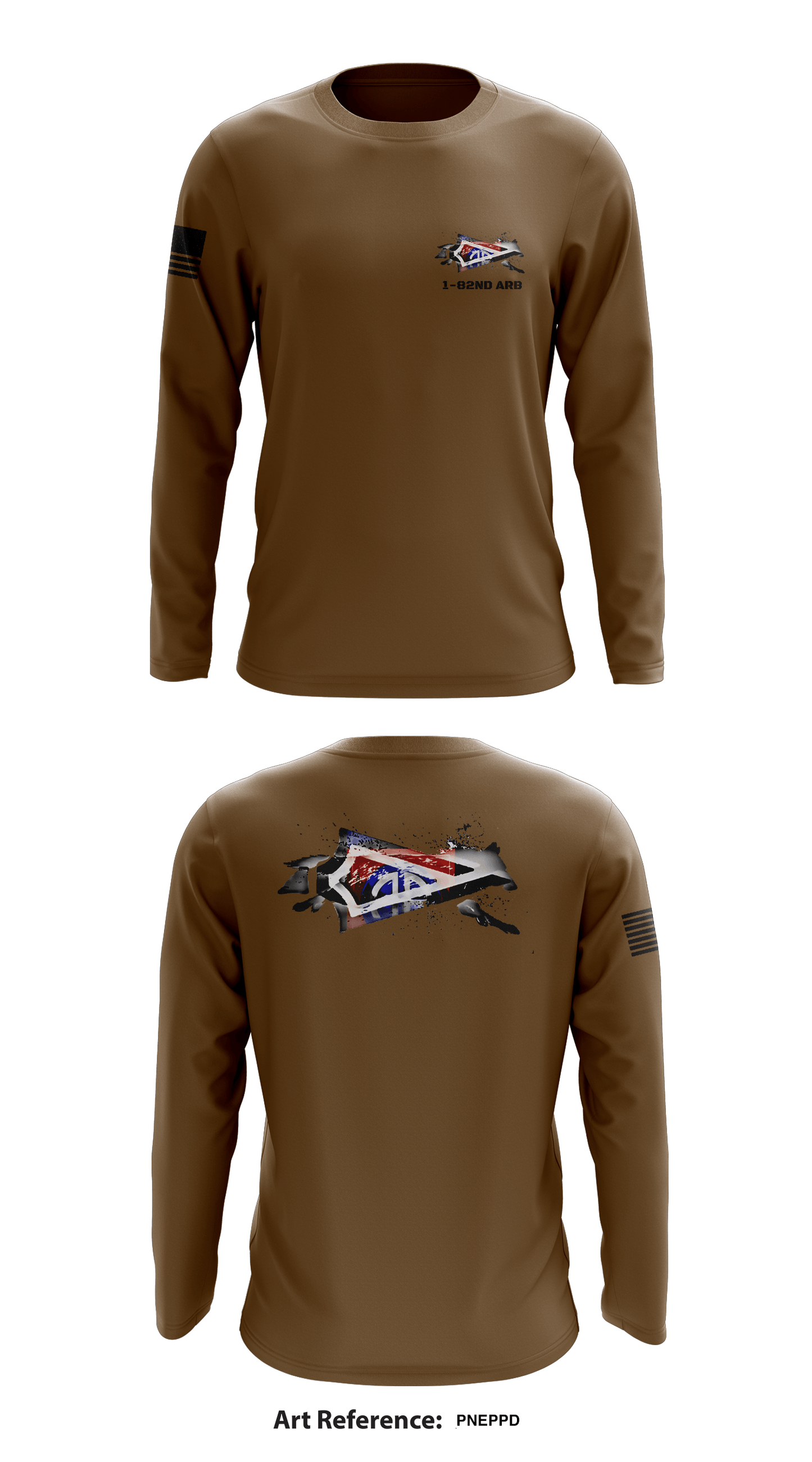 1-82nd ARB Store 1 Core Men's LS Performance Tee - PNEppD