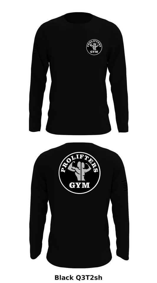 PROLIFTS Store 1 Core Men's LS Performance Tee - Q3T2sh
