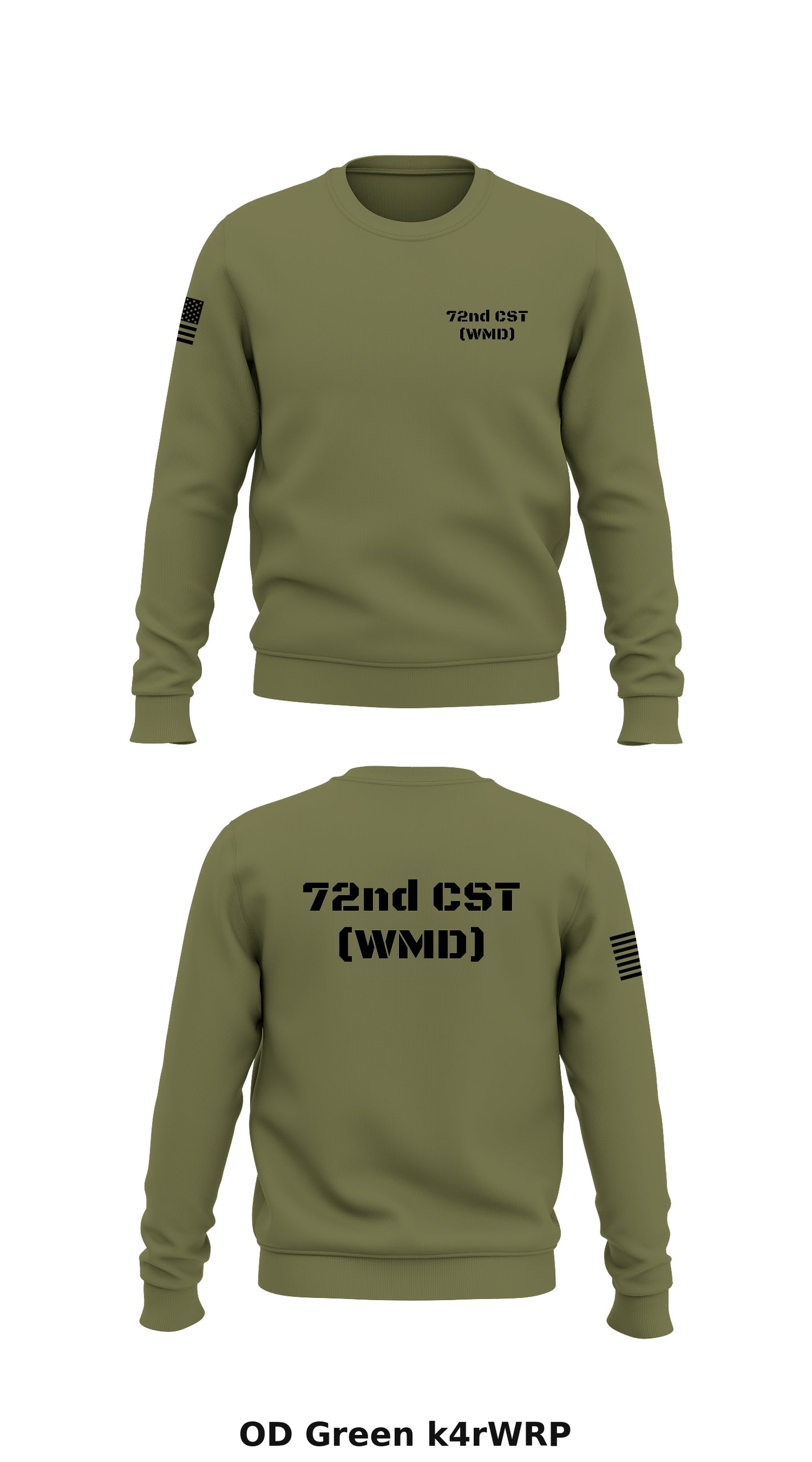 72nd CST (WMD) Store 2 Core Men's Crewneck Performance Sweatshirt - k4rWRP