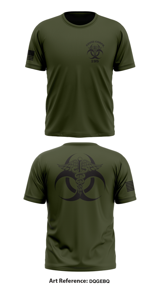 Covid Corps. 195 Store 1 Core Men's SS Performance Tee - dQGebq