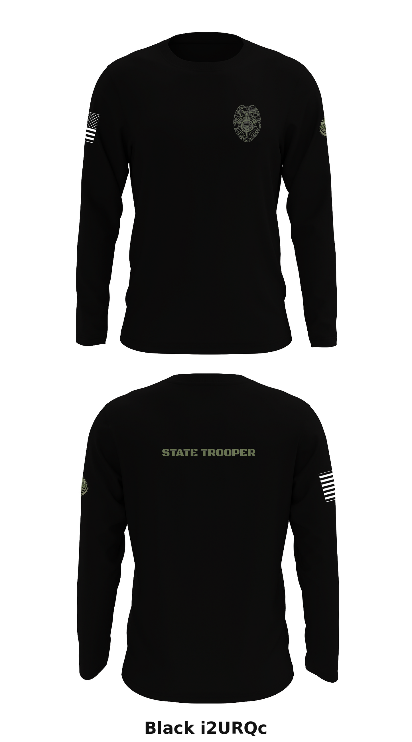 Troop S SRT/HDU/K9 Store 1 Core Men's LS Performance Tee - i2URQc