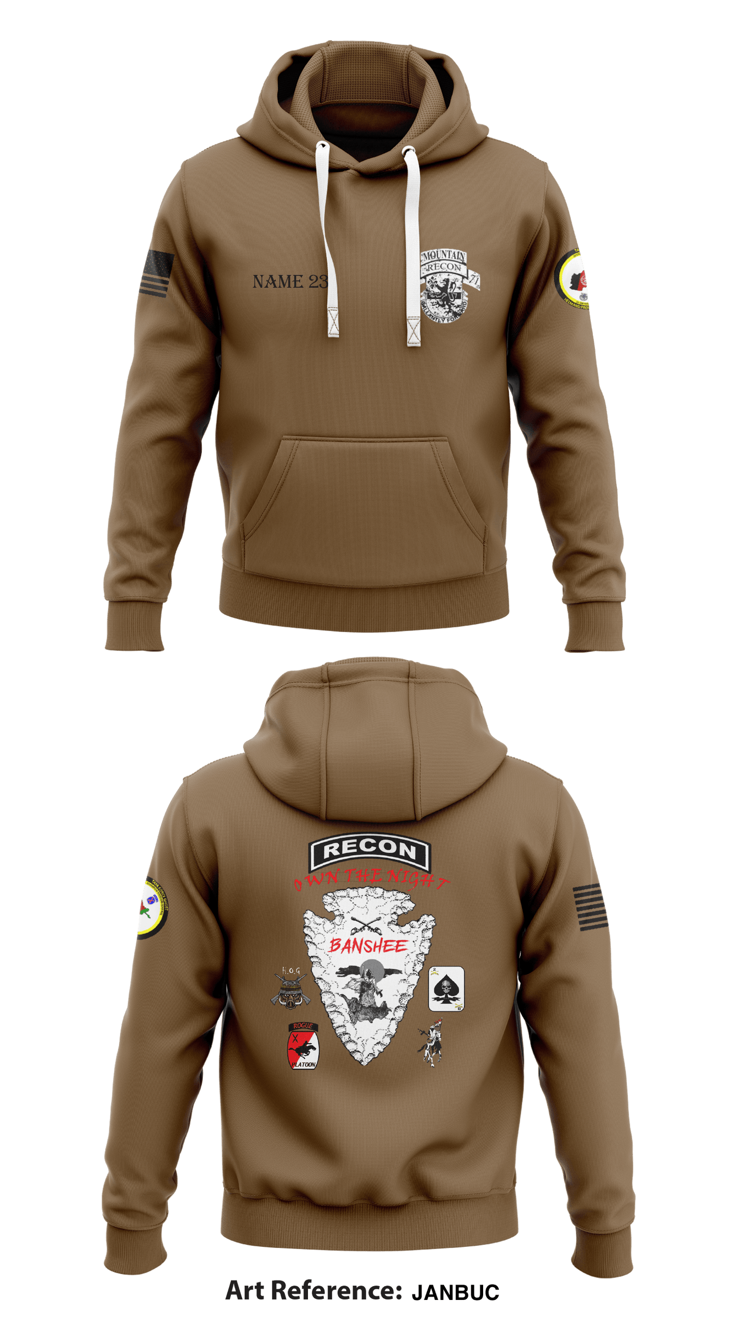 Banshee Troop, 3-71 Cavalry Store 1  Core Men's Hooded Performance Sweatshirt - jANbuc