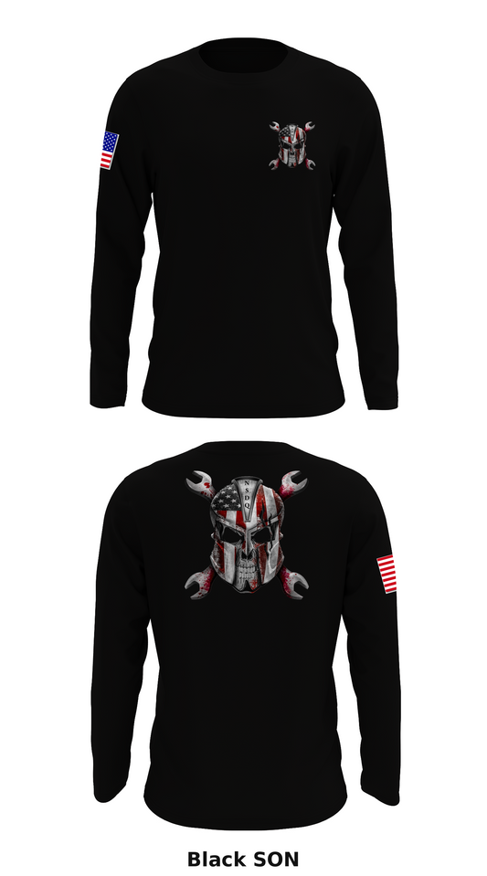 D Co 2/160th SOAR (Abn) Store 1 Core Men's LS Performance Tee - SON