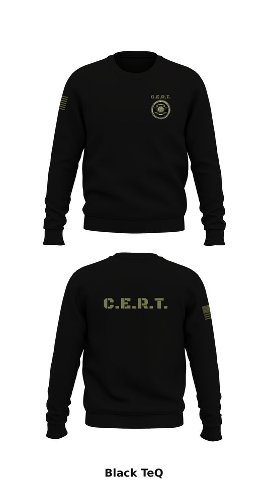 C.E.R.T. Store 1 Core Men's Crewneck Performance Sweatshirt - TeQ