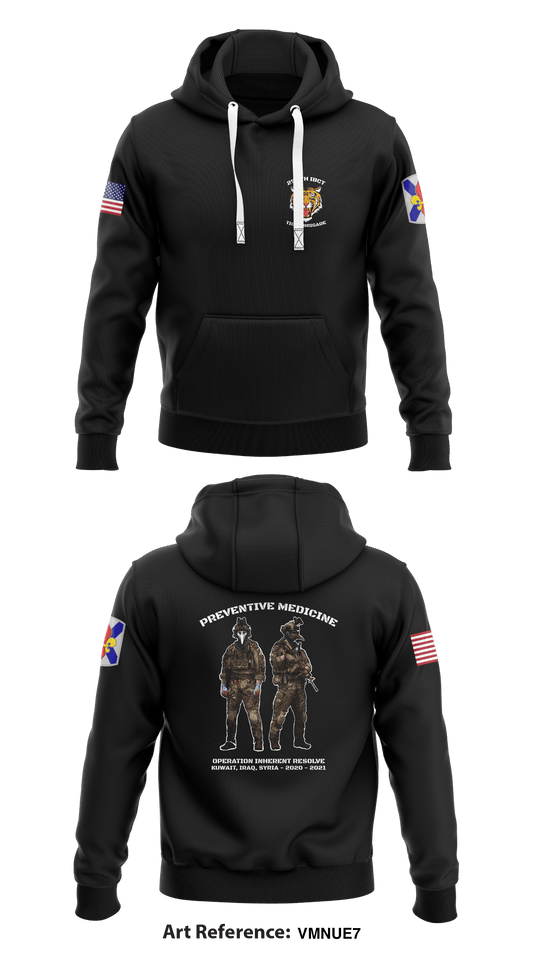 HHC 256th IBCT Store 1  Core Men's Hooded Performance Sweatshirt - VMnUe7