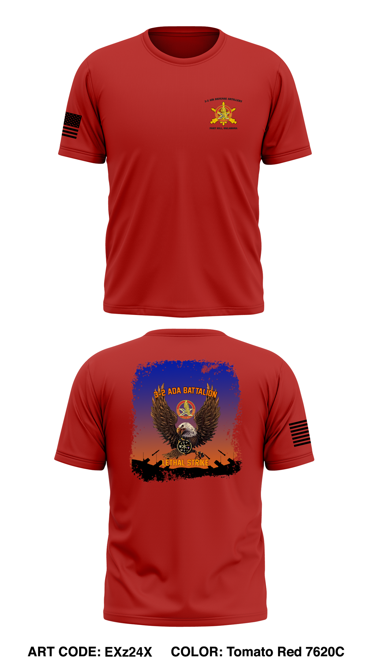 3D Battalion, 2D Air Defense Artillery  Store 1 Core Men's SS Performance Tee - EXz24X