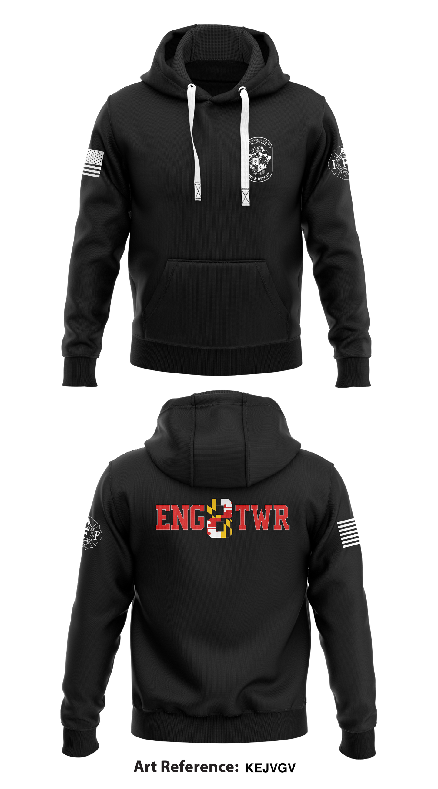 MCFRS Station 8 Store 1  Core Men's Hooded Performance Sweatshirt - kejVgv