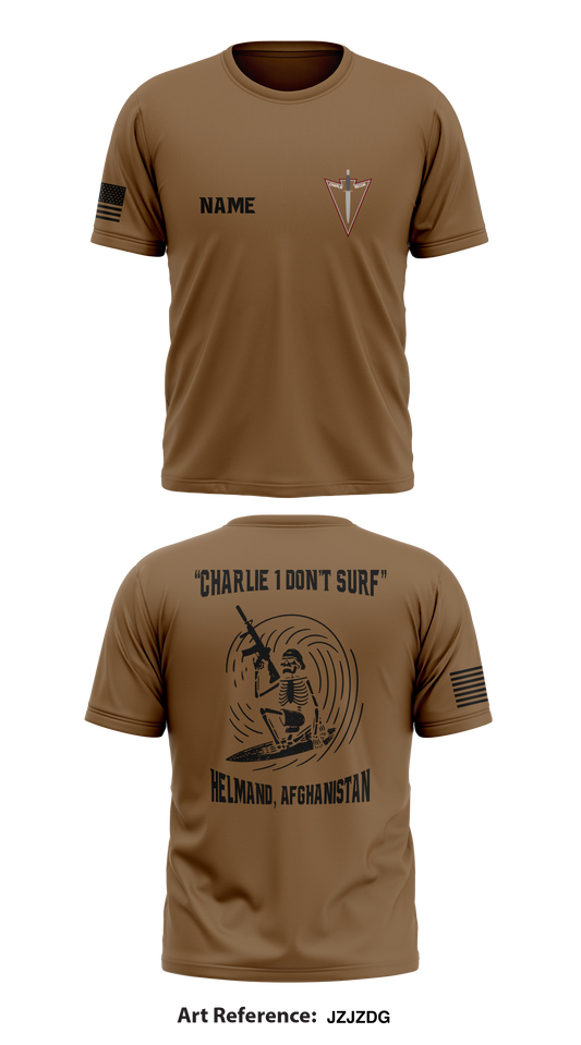 Charlie Troop, 3-71 CAV Store 1 Core Men's SS Performance Tee - jZJZdG