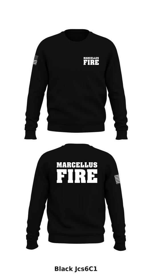 Marcellus fire Store 1 Core Men's Crewneck Performance Sweatshirt - Jcs6C1